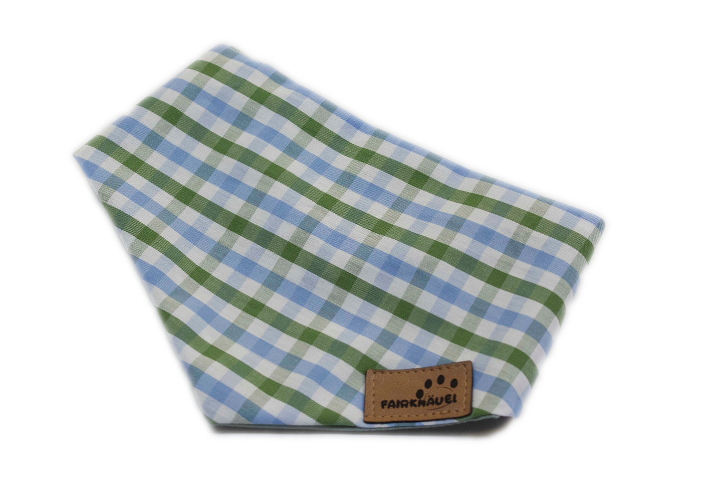 Hundehalstuch Karo Plüsch