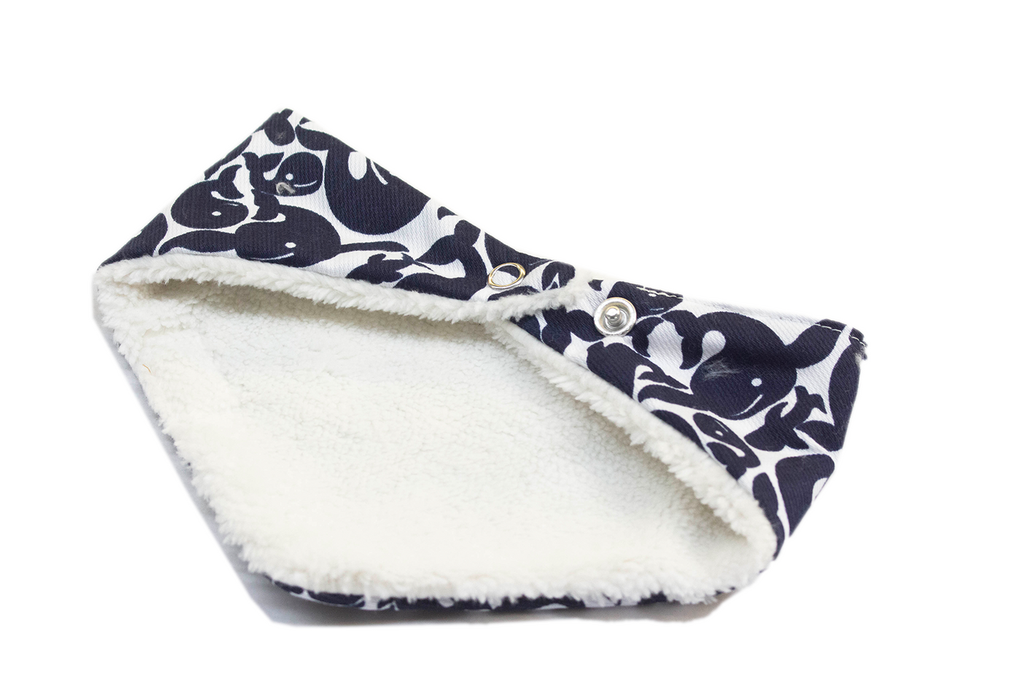 Hundehalstuch Blauer Wal Plüsch