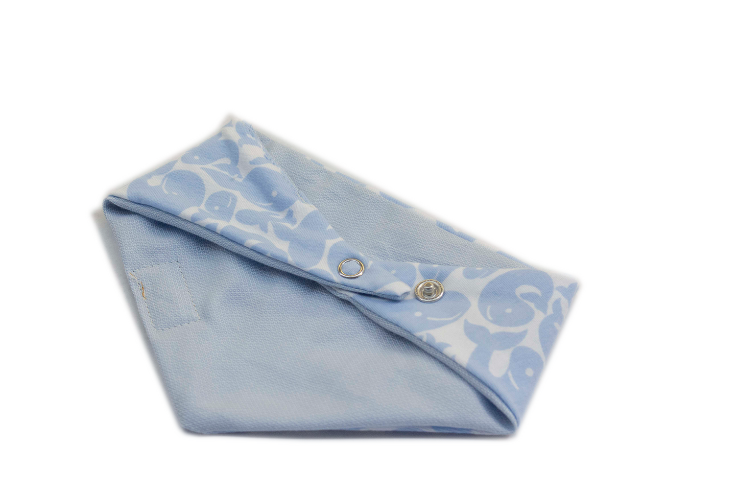 Hundehalstuch Babyblau Wal Plüsch