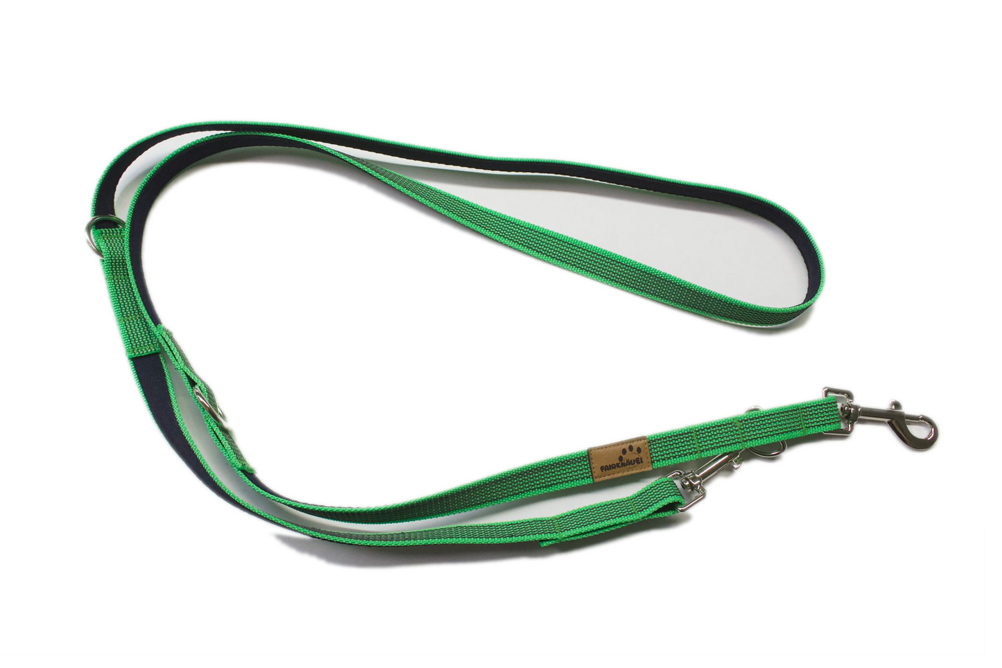 Leine grün gummiert