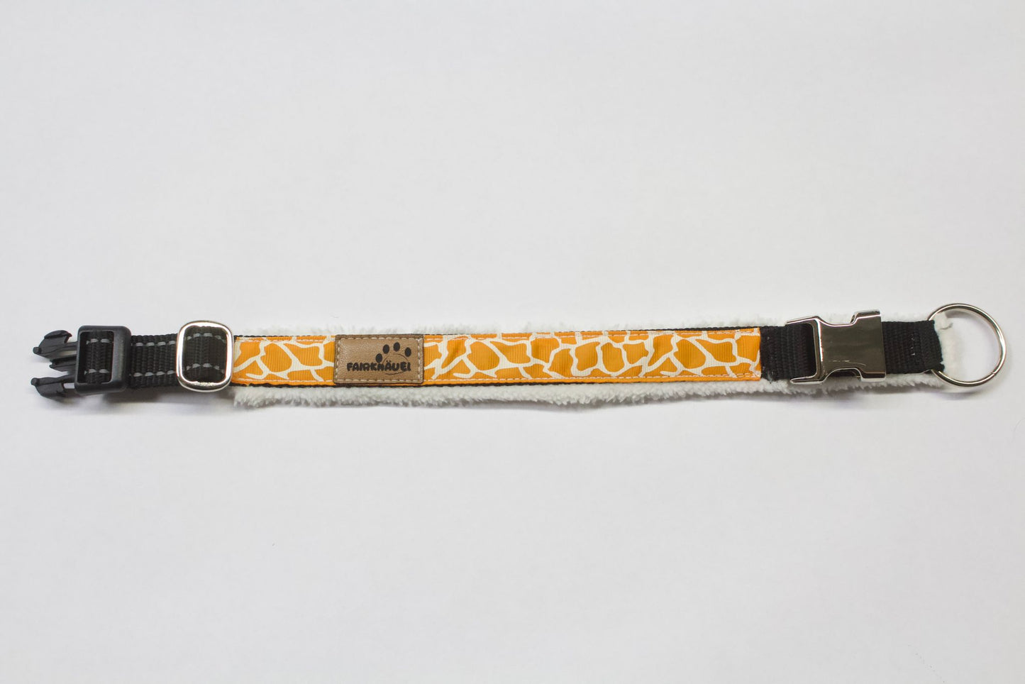 Halsband Leo / Orange weiß