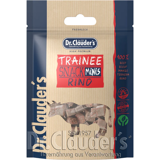 Dr. Clauder´s Trainee Snack Minis Rind 50g