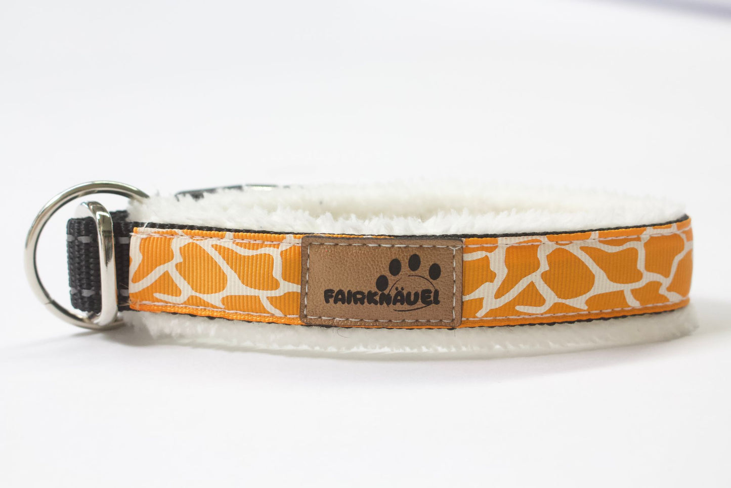 Halsband Leo / Orange weiß