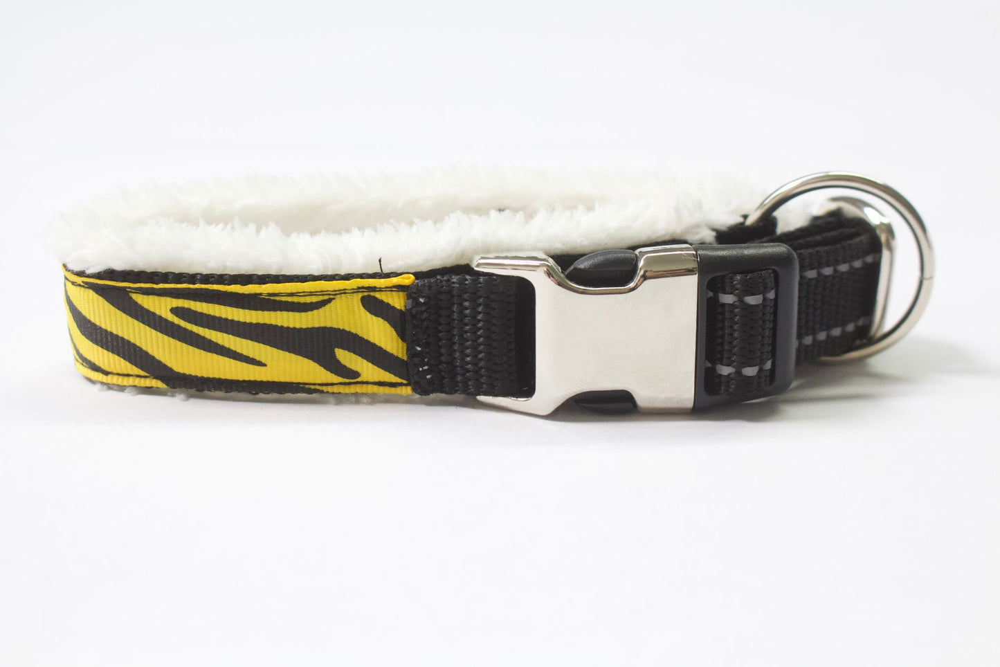 Halsband Leo / Schwarz Gelb