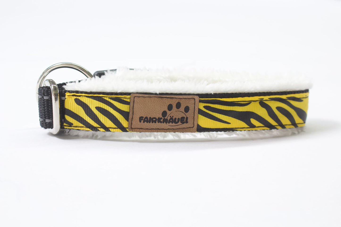 Halsband Leo / Schwarz Gelb