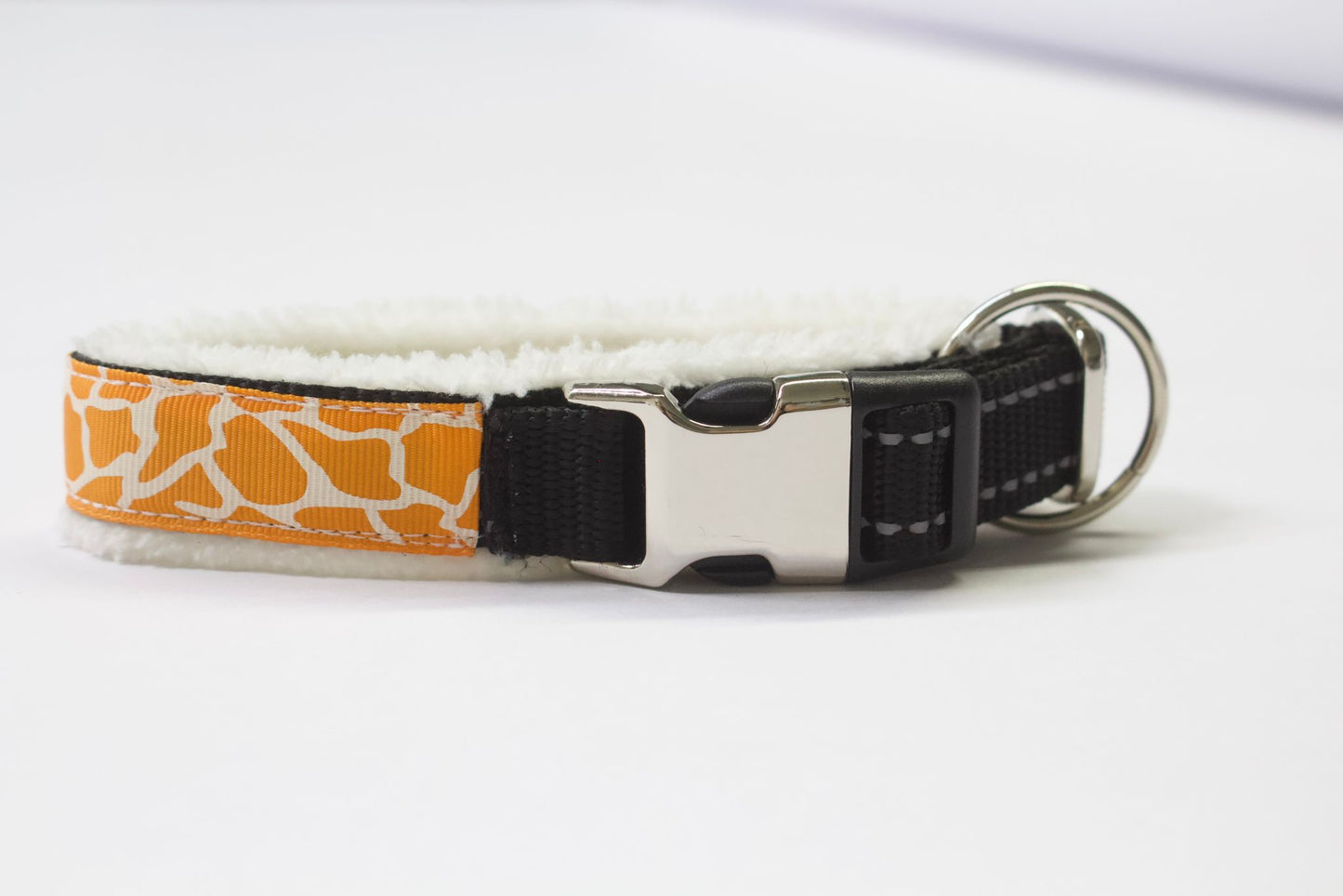 Halsband Leo / Orange weiß