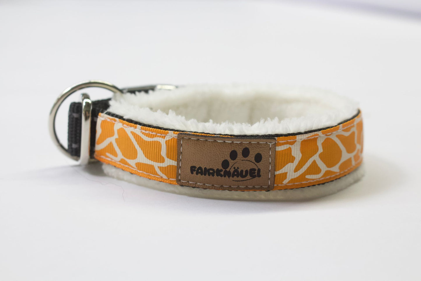 Halsband Leo / Orange weiß