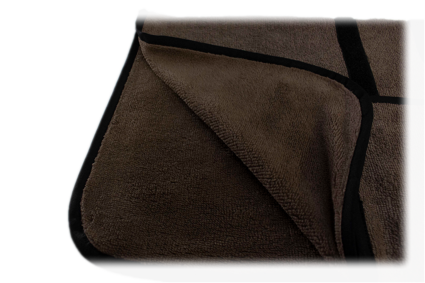 Hundebademantel braun