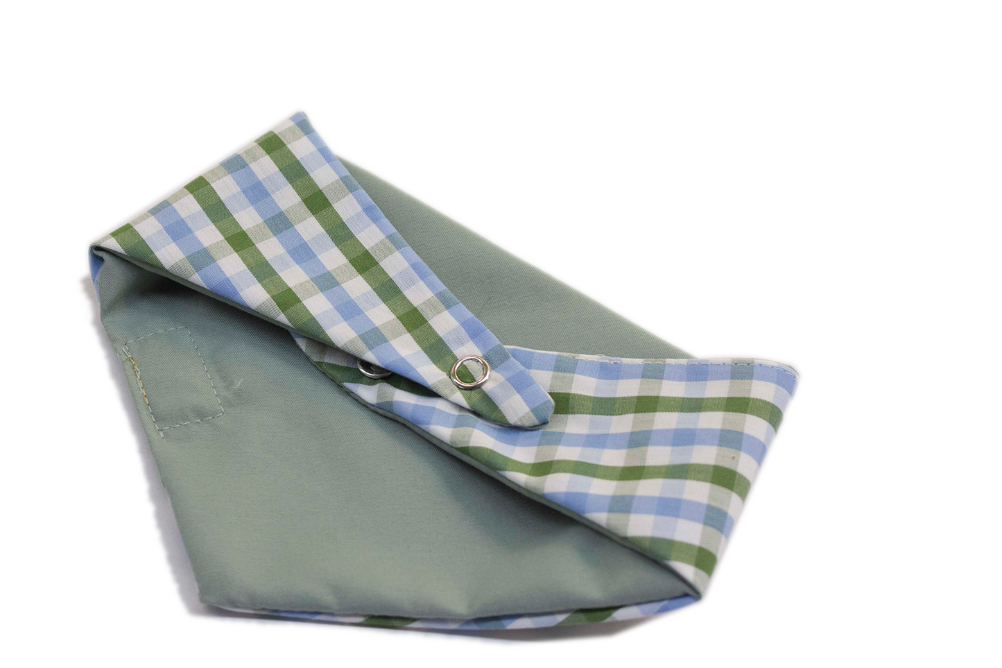 Hundehalstuch Karo Plüsch