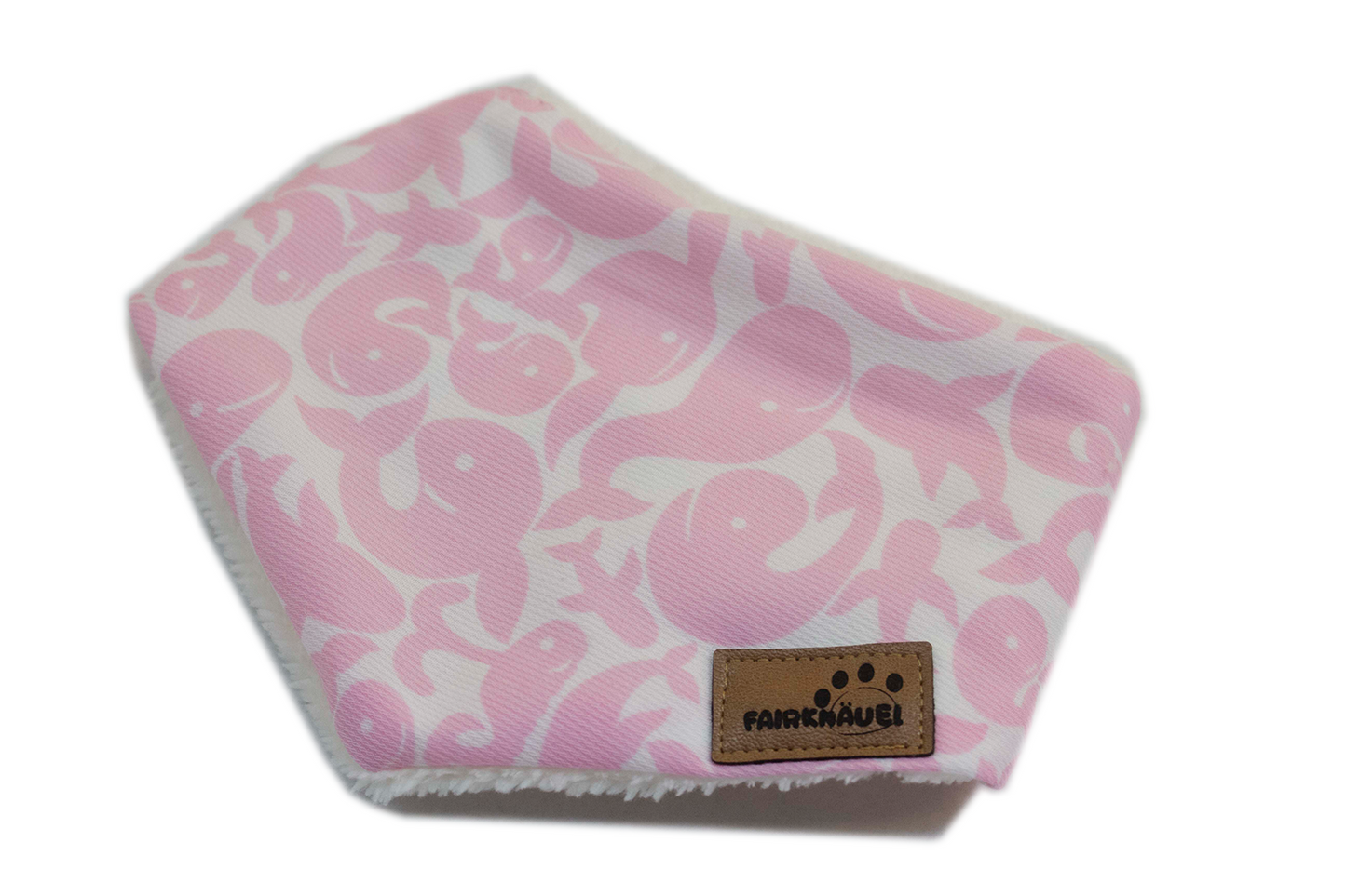 Hundehalstuch pinker Wal Plüsch