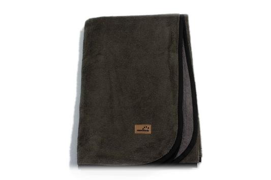 Bambus Hundehandtuch grau