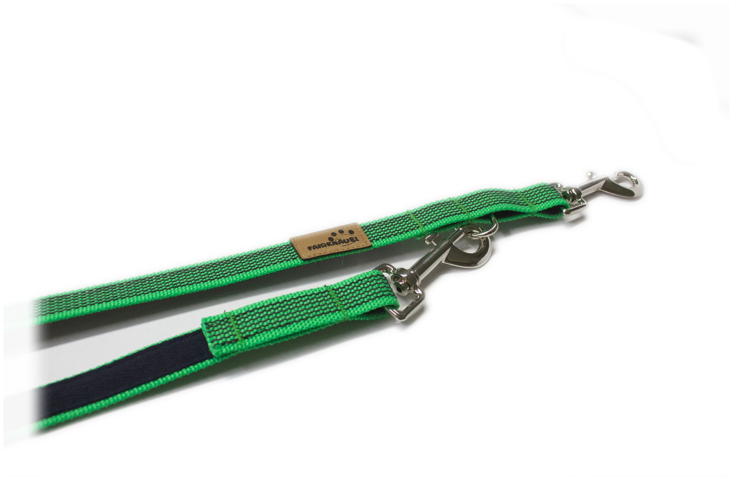 Leine grün gummiert