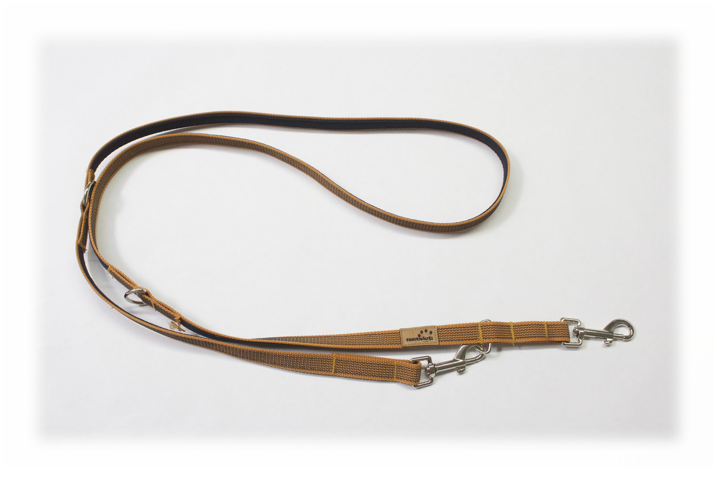 Leine orange gummiert