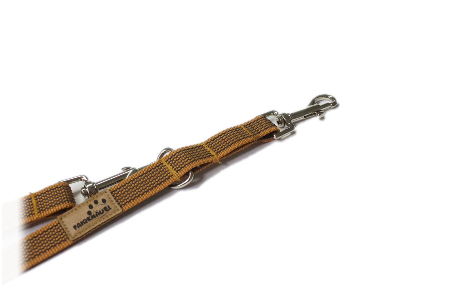 Leine orange gummiert