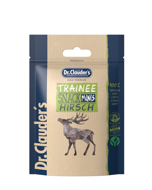 Dr. Clauders Snack Trainee Snack minis Hirsch 50g