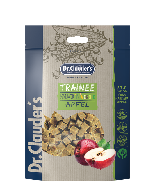 Dr. Clauders Snack Trainee Snack Veggie Apfel 80g