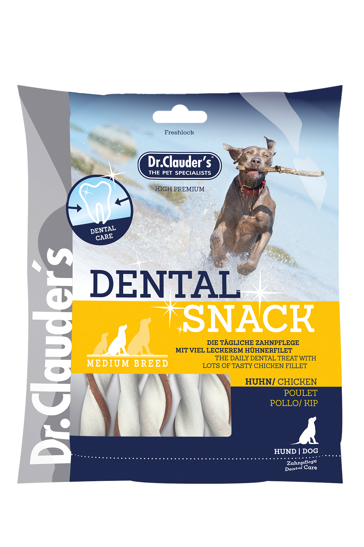 Dr. Clouders Dental Snack Huhn Medium