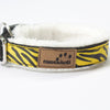 Halsband Leo / Schwarz Gelb