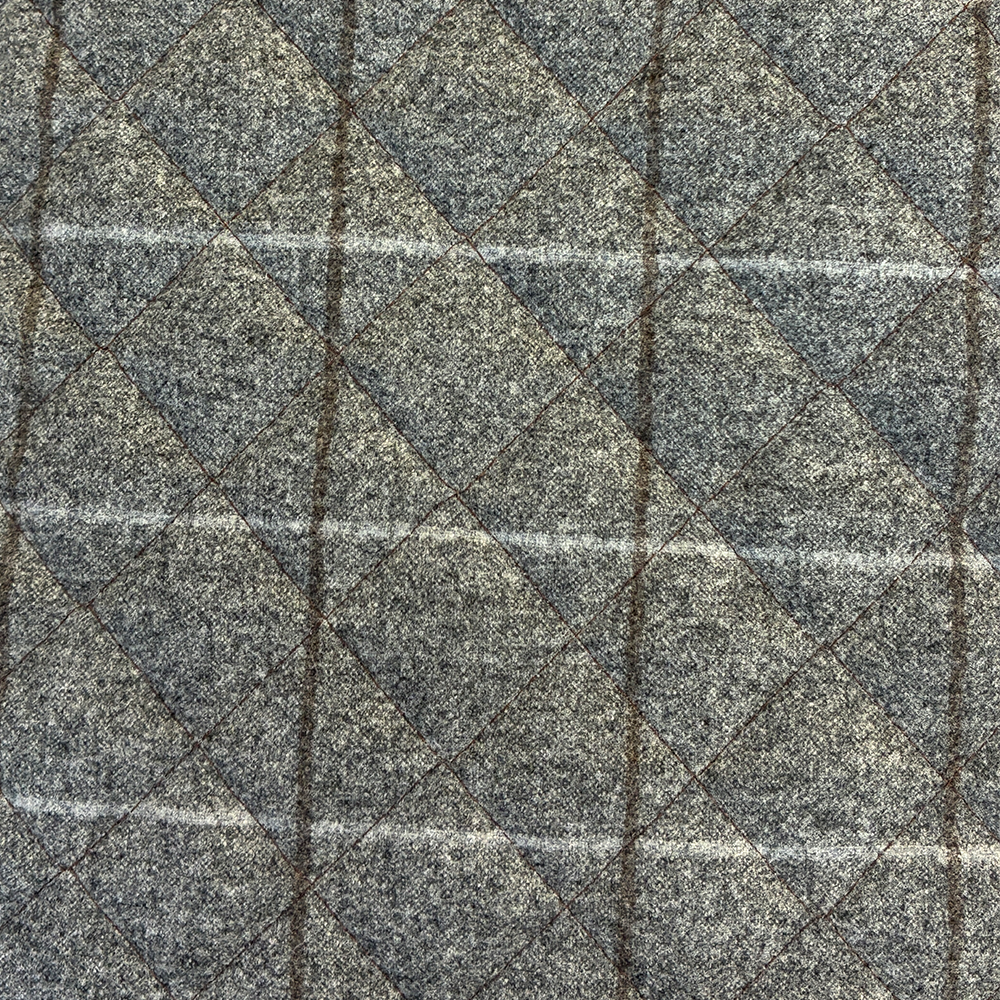 Hundebett mit Seitenwand Grau gestreift