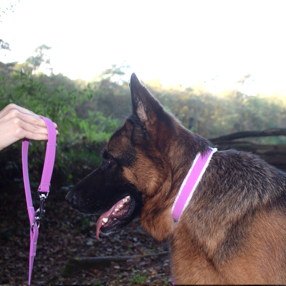 Halsband Lavendel Plüsch